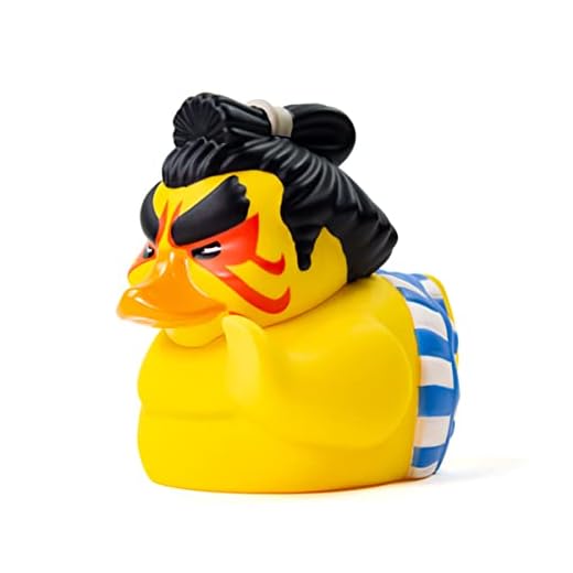 TUBBZ E. Honda - Figura Coleccionable de Pato de Goma de Vinilo – Producto Oficial de Street Fighter – PC de acción y Videojuegos