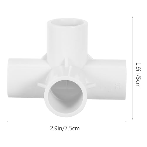 Junta de esquina de tubo de agua PVC conector de tubería resistente 20mm 2