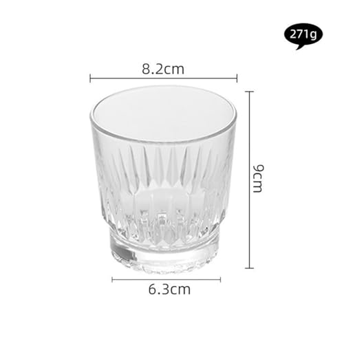 Copas cristal for cócteles y whisky estilo antiguo tallado 3