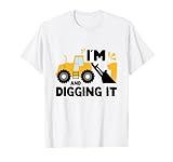 Photo Gallery i m 1 and digging it construction escavatore 1 ° compleanno kid maglietta Photo Gallery i m 1 and digging it construction escavatore 1 ° compleanno kid maglietta