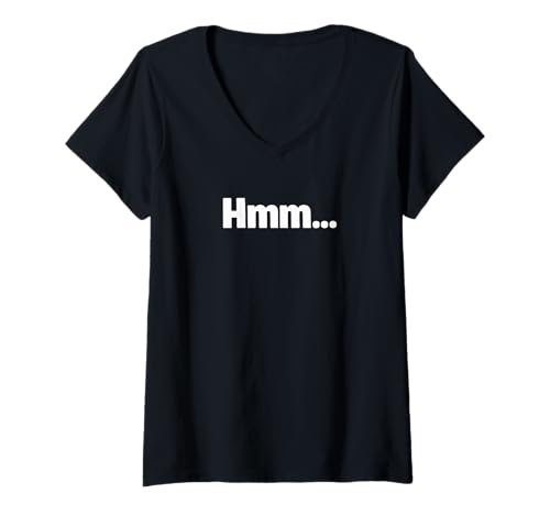 Women's Hmm… V-Neck T-Shirt