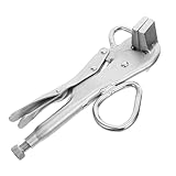 NESTINGHO Beulenreparaturzange aus Stahl mit Extra Breitem Entenschnabel 9,06 Zoll Zugzange für Karosserieblechbearbeitung und Unfallinstandsetzung