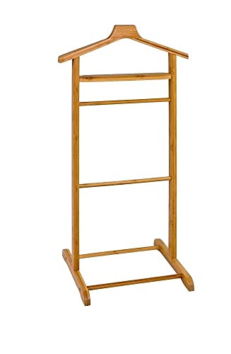 HAKU Möbel Herrendiener Natur, Bambus - Maße: B 48 cm x H 97 cm x T 36 cm, Style: Scandinavian