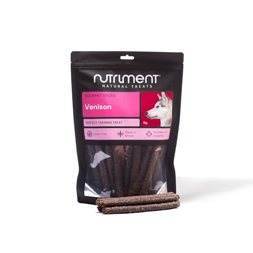 Natural Treats Chicken & Venison Gourmet Sticks for Dogs (1kg) Grain Free Airdried Healthy Dog Chew Treat