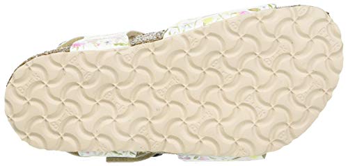 Birkenstock Rio Plain Kids White Watercolor Flower Vegan 3 US Child4
