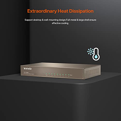 Tenda 8-Port Unmanaged Gigabit Switch Teg1008D #TOP3