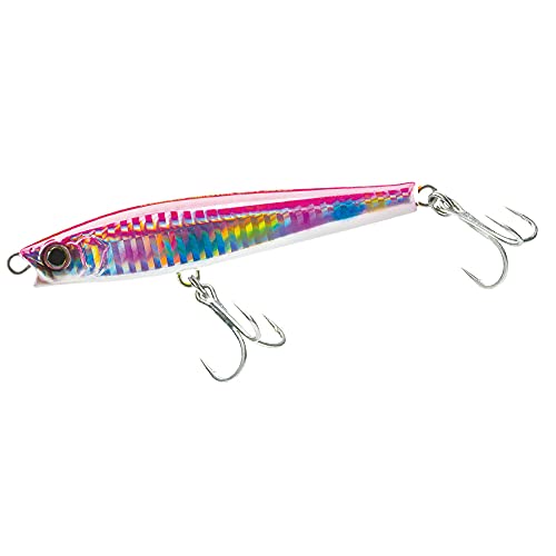 Paese di origine: Filippine Duel F1196-HLPC Lure Sinking Pencil Hardcore Monster Shot (S) Long Casting Fishing Gear Pesca acqua salata Pesca acqua dolce spigola 95 mm Peso 40 g Rosa Candy Glow Berry