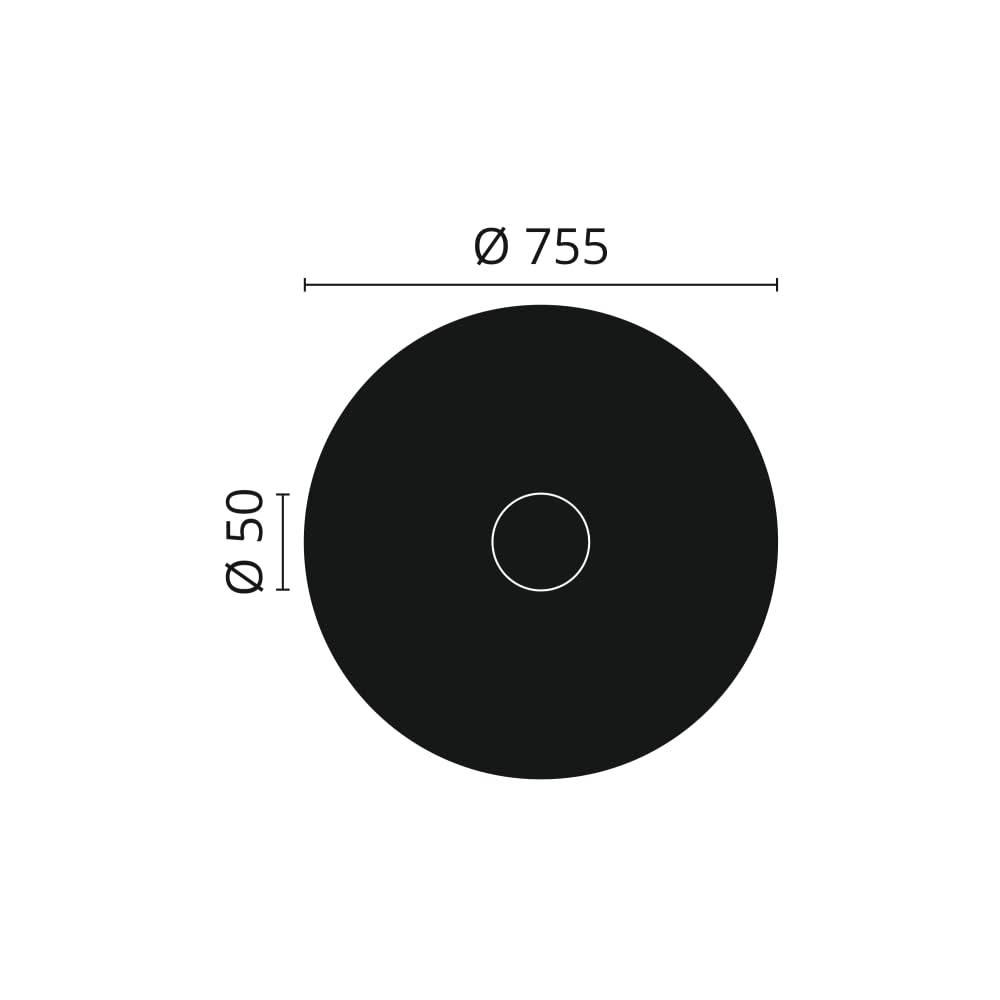 R20 ARSTYL - Rosone - 49 x 755 x 755 mm - NOËL & MARQUET - un marchio di NMC - Poliuretano