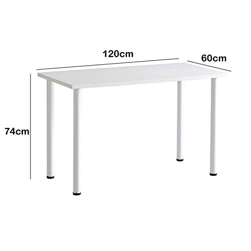 Table d'ordinateur blanche simple et moderne bureau à domicile - 7