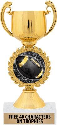 Crown Awards 6.5" Football Chaplet Gold Cup Trophy