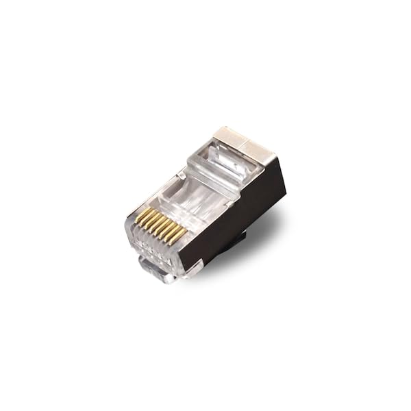 Conectores modulares CAT6 Shielded Triplett 100 unidades miniatura 4