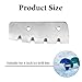 Syhood 4 Pieces 6'' Ice Auger Blades with 8 Screws Compatible with Strike Master Mora Stainless Steel Replacement Drill Blades Smooth and Precise Cutting for Ice Fishing Winter Outdoor
