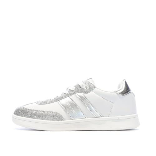 Teddy Smith Plata Damen-Sneaker, Weiß / Silber, weiß, 40 EU