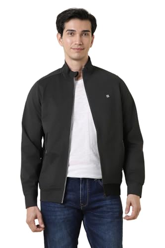 Image of Allen Solly Mens Cotton Blend Standard Length Jacket