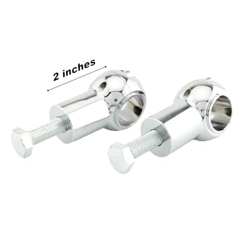Morsetti rialzo manubrio para abrazadera para manillar de motocicleta de 2, 3, 4, 5 pulgadas 2
