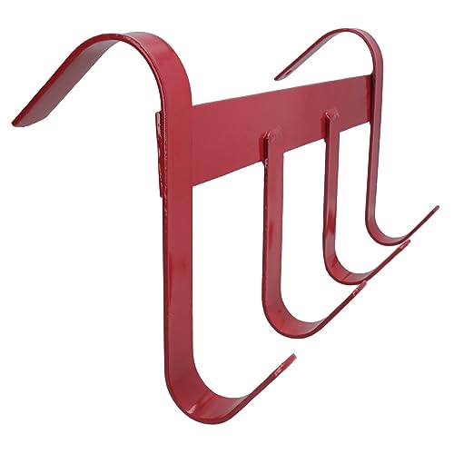 Colgador de caballo AB Tools rojo con 4 ganchos para hípica 5
