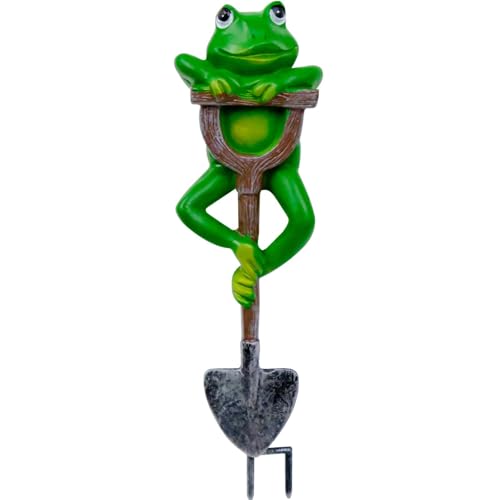 JJQHYC Frog Ornament for Pond, Fun Garden Decoration Outdoor Garden Statues, Frog Gift for Housewarming, Birthday & Christmas