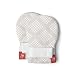 Goumikids Goumimitts Soft Stay On Scratch Mittens - Stop Scratches and Germs, Preemie, Diamond Dots (Cream)