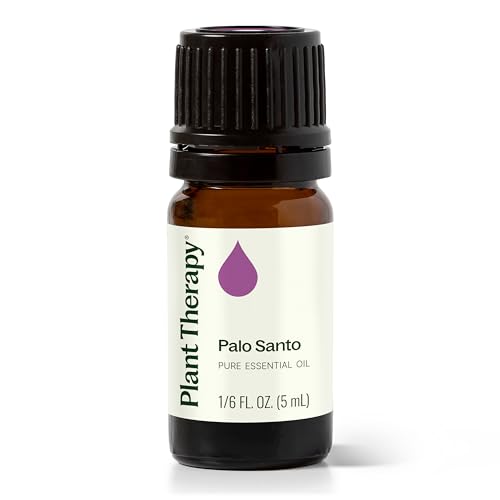 Plant Therapy Palo Santo Essential Oil 5 mL (1/6 oz) 100% Pure Undiluted Natural Calming Aromatherapy Tension Headache Pain Support