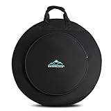 EASTROCK 22” Cymbal Bag Padded Cymbal Case Storage with Strap For Cymbal Protection