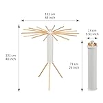 Clothes Drying Rack Tripod,Laundry Hanger Dryer Rack,Portable Drying Rack,Outdoor Clothes Rack-Drying Rack Clothing Laundry Bedroom Household Wooden-16rods - Image 2