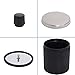 Dpwrrot 3lb Replacement Barrel for Rock Tumbler, Spare Parts-Transparent Barrel for Rock Tumbler (Hobby Barrel)