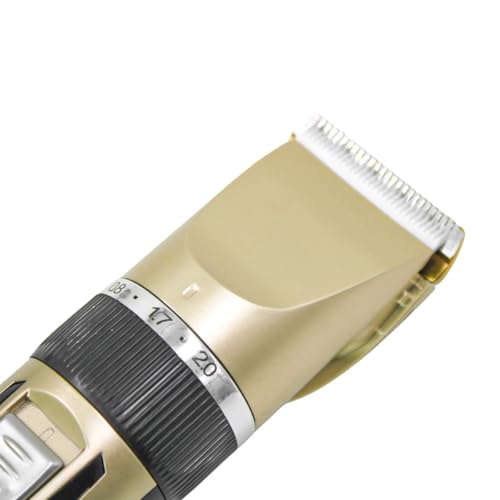 Kit de Tosa para Pets com Máquina Recarregável, Tesoura, Pentes e Acessórios, 13 Peças