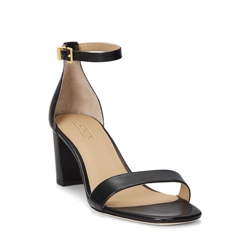 Lauren Ralph Lauren Women's Logan Burnished Leather Sandal