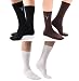 3 Pairs V-Toe Athletic Gray Crew Height Flip Flop Tabi Sports Socks