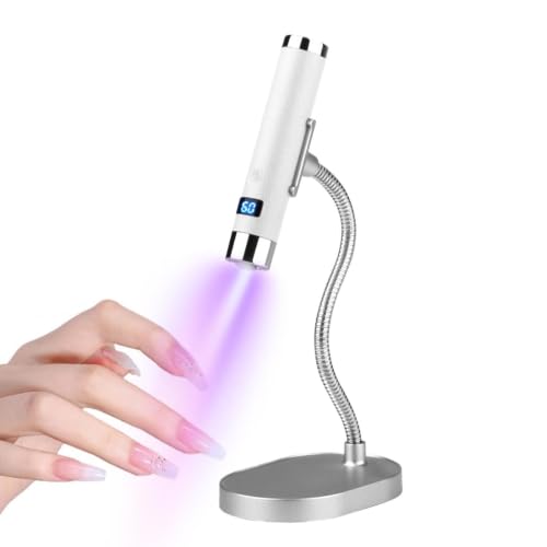 Lampe UV à ongles avec support pour en finir avec le vernis qui bave et ne sèche pas