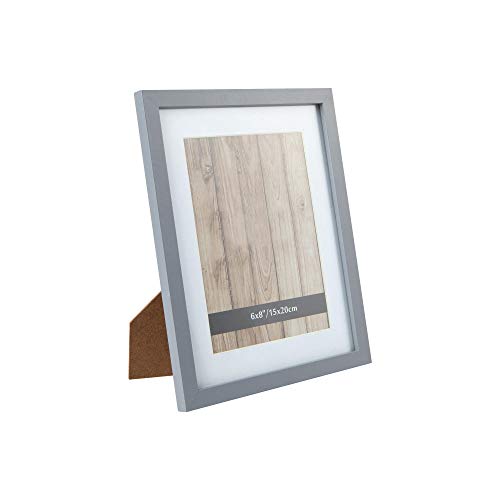 KASA Marco de Fotos Gris de 10x15 Centímetros