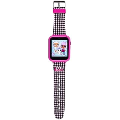LOL Surprise Kids Smart Watch with Camera, Games, Voice Recorder, Step Counter, 10 Unique Watch Faces, Alarm, Timer, and Calculator - Fun Tech Toy for Kids