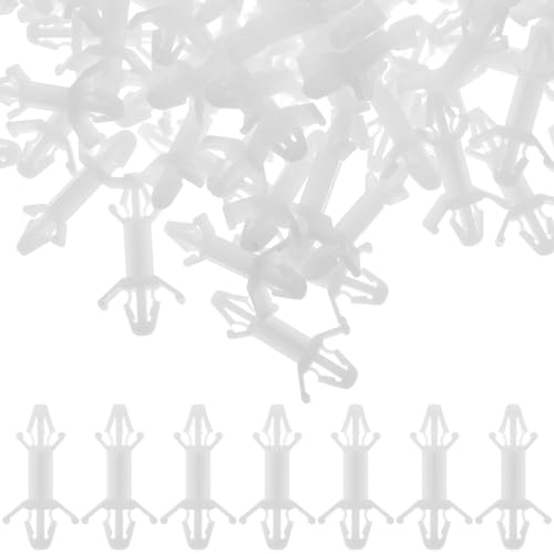 jojofuny Support Inverse de Carte de Circuit Imprimé en Nylon Blanc, Résistant à L'usure et Léger, Lot de 100 Pièces pour Montage sur Circuit Imprimé Pcb