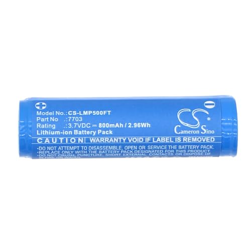 Cameron Sino Ersatz Akku für Ledlenser Torche P5R, Torche P5R.2 PN:Ledlenser 7703 800mAh / 2.96Wh