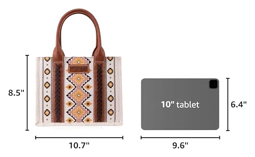 Image of Wrangler Purse Western Aztec Tote Bag Women Top Handle Handbags with Detachable Strap | Western