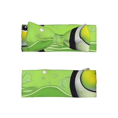 Green Duck Baby Bow Headband, Soft Baby Bow Hair Accessory For Newborn Babies, &*Toddlers, Kids.2