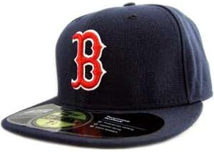 Amazon Co Jp サイズ 7 7 8 New Era Cap ニューエラ キャップ ニュー オーセンティック ボストン レッドソックス ダークネイビー レッド 服 ファッション小物