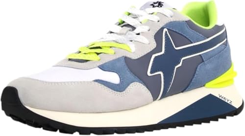Basket mode basse homme bleu W6YZ Yak-m 2N56 sneakers tendance