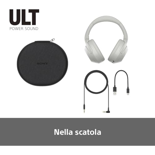 Sony ULT WEAR - Cuffie Bluetooth Wireless con ULT POWER SOUND, Bassi profondi, Noise Cancelling, Fino a 30 ore di durata della batteria, chiara qualità delle chiamate, IOS e Android - Bianco Avorio - 10