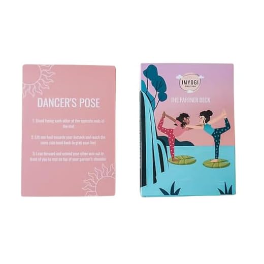 IMYOGI Partner Yoga Karten für Kinder, handillustriert, 30 Partner-Übungen, Meditation für Kinder, Kinderyoga, Kartenset, Yoga Anfänger, Selbstvertrauen, Yoga Kids, Yoga Cards, Geschenk, bunt