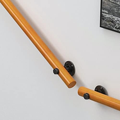 Wooden Stair Banister Kit for Kids, Safety Railing for Stairs, Childproof Stairway Guard, 40cm Loft & Villa Stair Protection, Durable Child Safety Rails