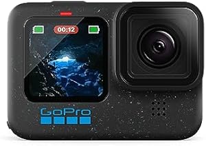 GoPro HERO12 Black - Cámara de acción a Prueba de Agua con Video 5.3K60 Ultra HD, Fotos de 27MP, HDR, Sensor de Imagen de 1/1.9", transmisión en Vivo, cámara Web, estabilización