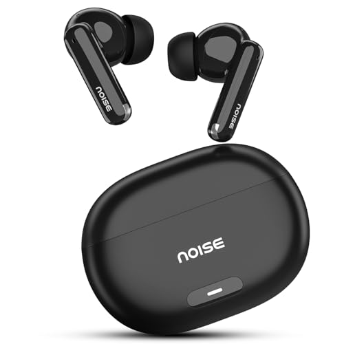 Image of Noise Buds Nuvo in-Ear Truly Wireless Earbuds with 40H of Playtime, Quad mic ENC, Dual Device Pairing, 12mm Driver, BT v5.3 (Jet Black)