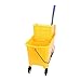 Focket Mop Bucket, 20L Side Press Wringer Mop Bucket with Wheels Commercial Grade Floor Cleaning for Restaurants Offices Industrial Sites