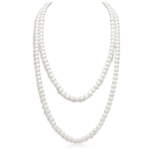 Collier de perles mariée 85 cm pour sublimer votre robe de mariage