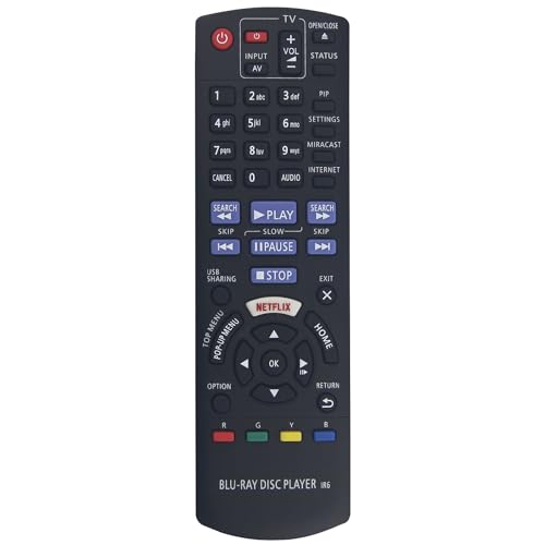 N2QAYB001027 Telecomando di ricambio per lettore Blu-ray Panasonic DMP-BDT180GA DMP-BDT280GN BDT-280PU BDT280PU