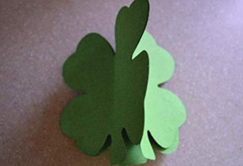 Four Leaf Clover Large Single Color Creative Cut-Outs, 5.5" X 5.5", 31 Clovers To A Package- Kids’ Irish Crafts And St. Patrick's Day School Craft Projects, St. Patty’s Day Craft. #TOP3