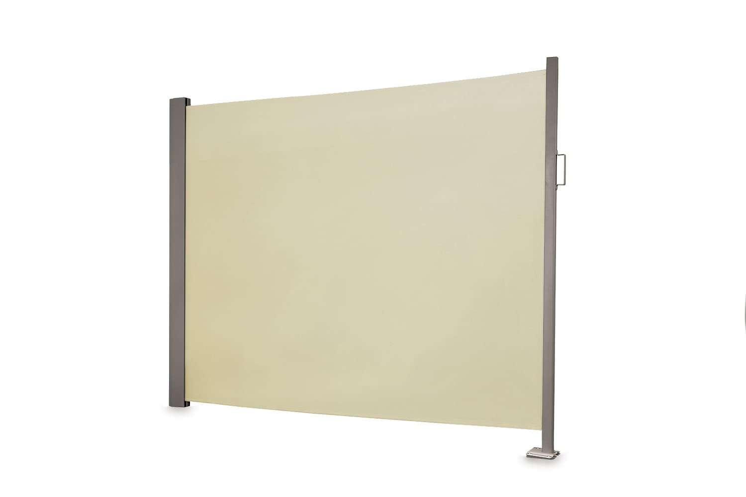 empasa Seitenmarkise 'Slim' Sichtschutz Sonnenschutz Windschutz, Farbe:cremeweiß, Größe:160 x 300