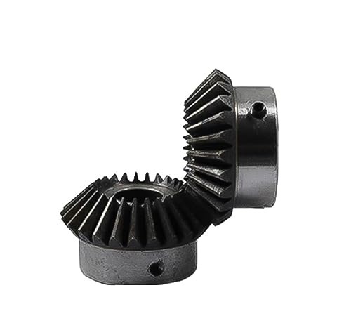 Bevel Gear Pinion Hardware Mechanical 1pcs Bevel Gear 1.5M 20Teeth Inner Hole 8/10/12/14/15mm Gear Angle Steel Gears Screw Hole M5(8mm)
