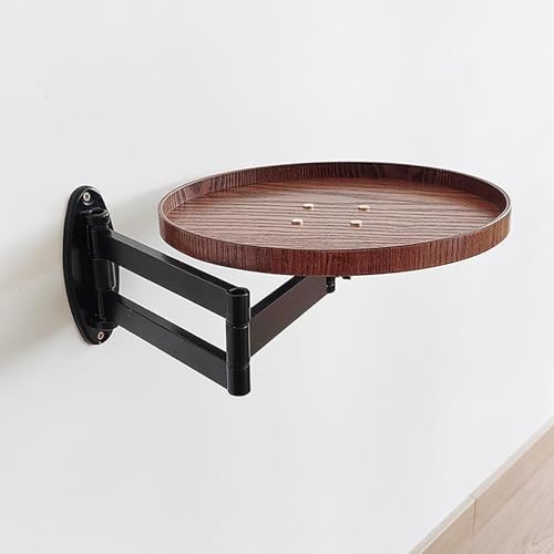 Table murale rotative pour optimiser un studio ou balcon étroit